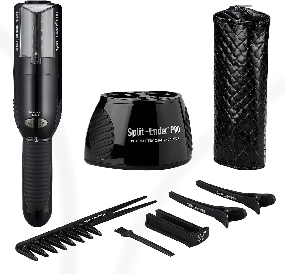 Split-Ender PRO - Recortador de cabello profesional con estación de...