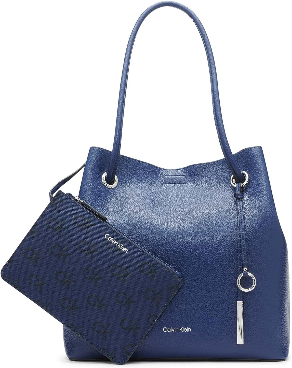 Calvin Klein Gabrianna Bubble - Bolso llave Norte\/Sur de piel sint...