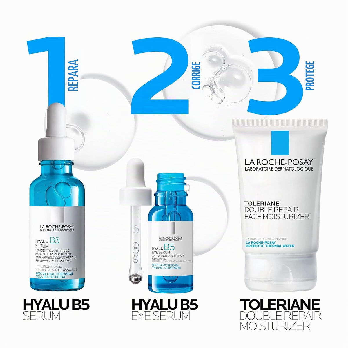 La Roche-Posay Hyalu B5 - Suero para ojos con cafeína para ojeras,...