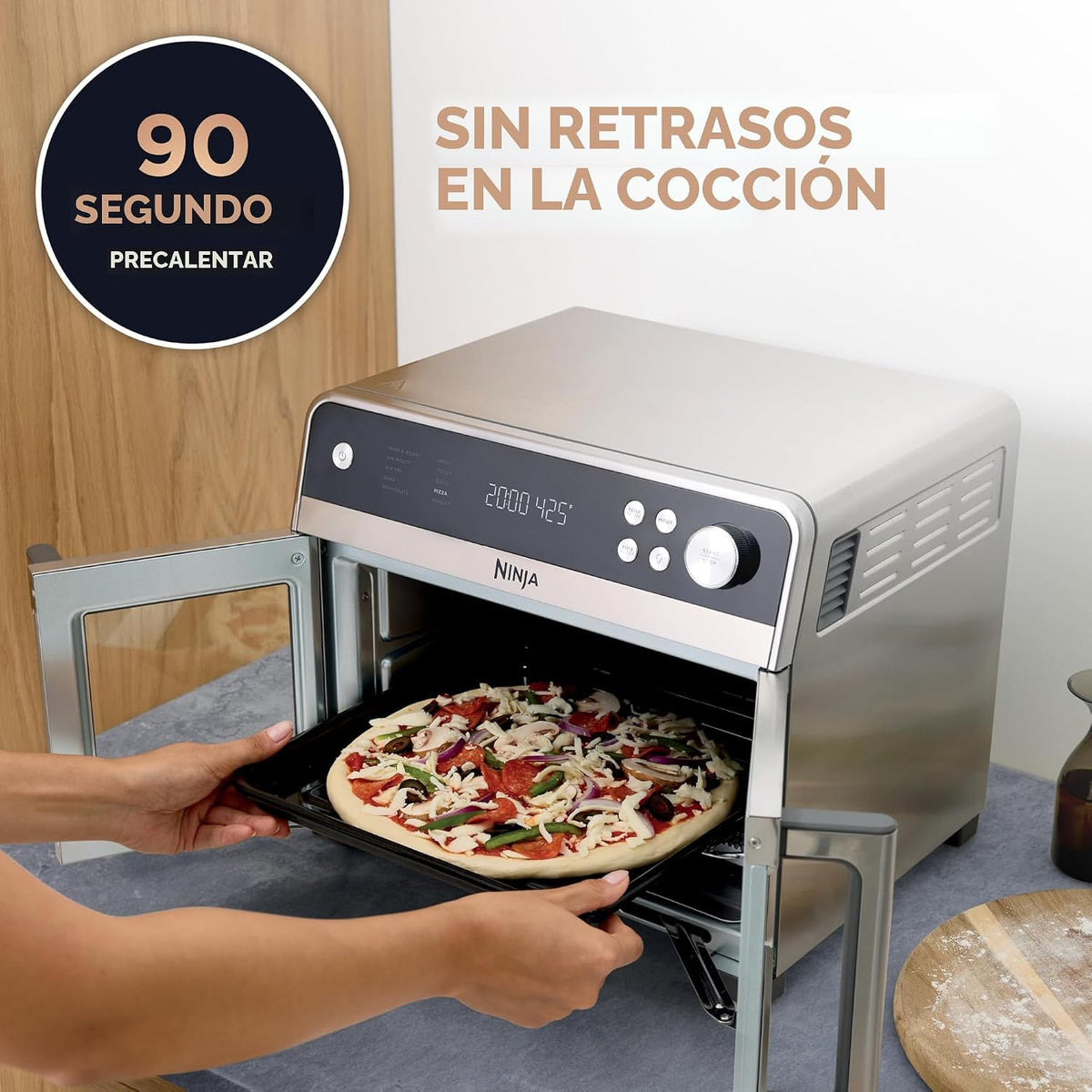 Ninja | French Door Premier | Freidora de aire, horno de convección...