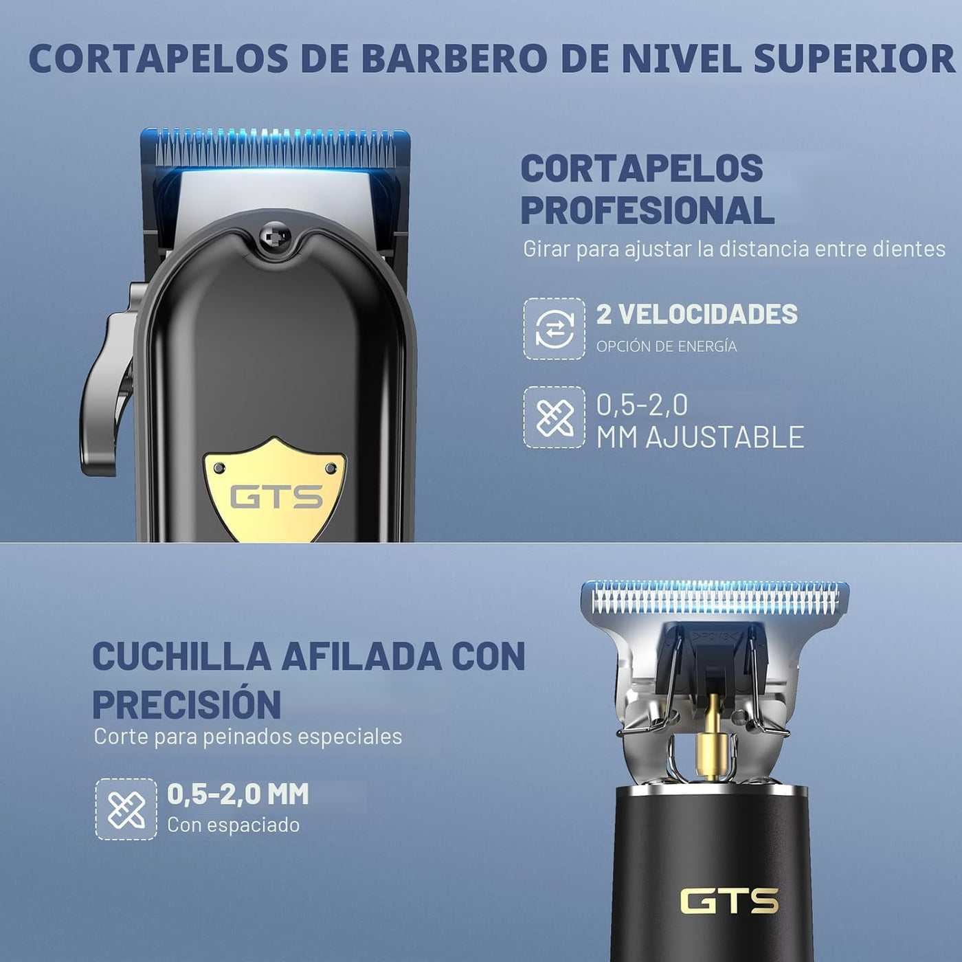 GTSPro Cortapelos para Hombres, Juego de Cortapelos y Recortadoras,...