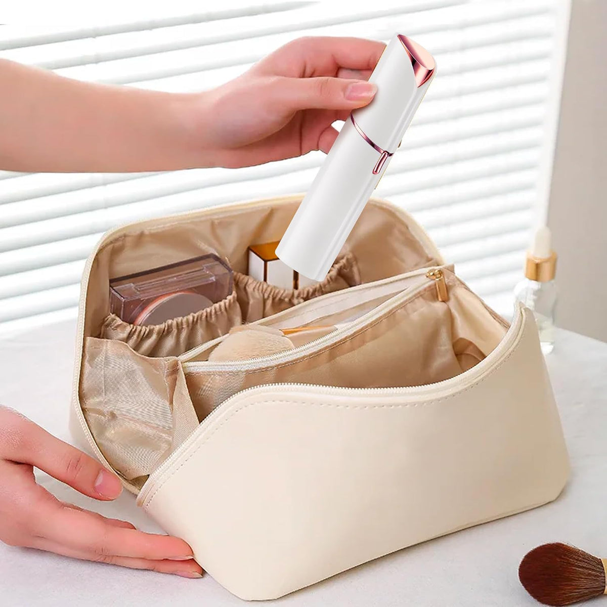Depilación facial para mujeres: Dispositivo eléctrico de depilación...