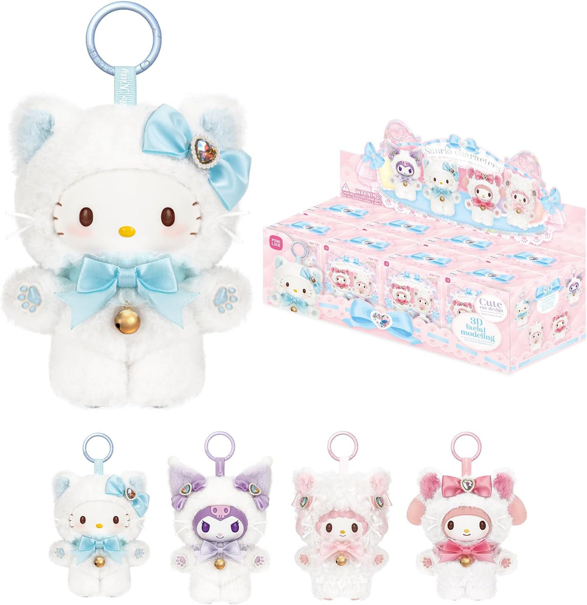 MINI LIKE Sanrio Caja ciega Hello Kitty Kuromi My Melody Sweet Pian...