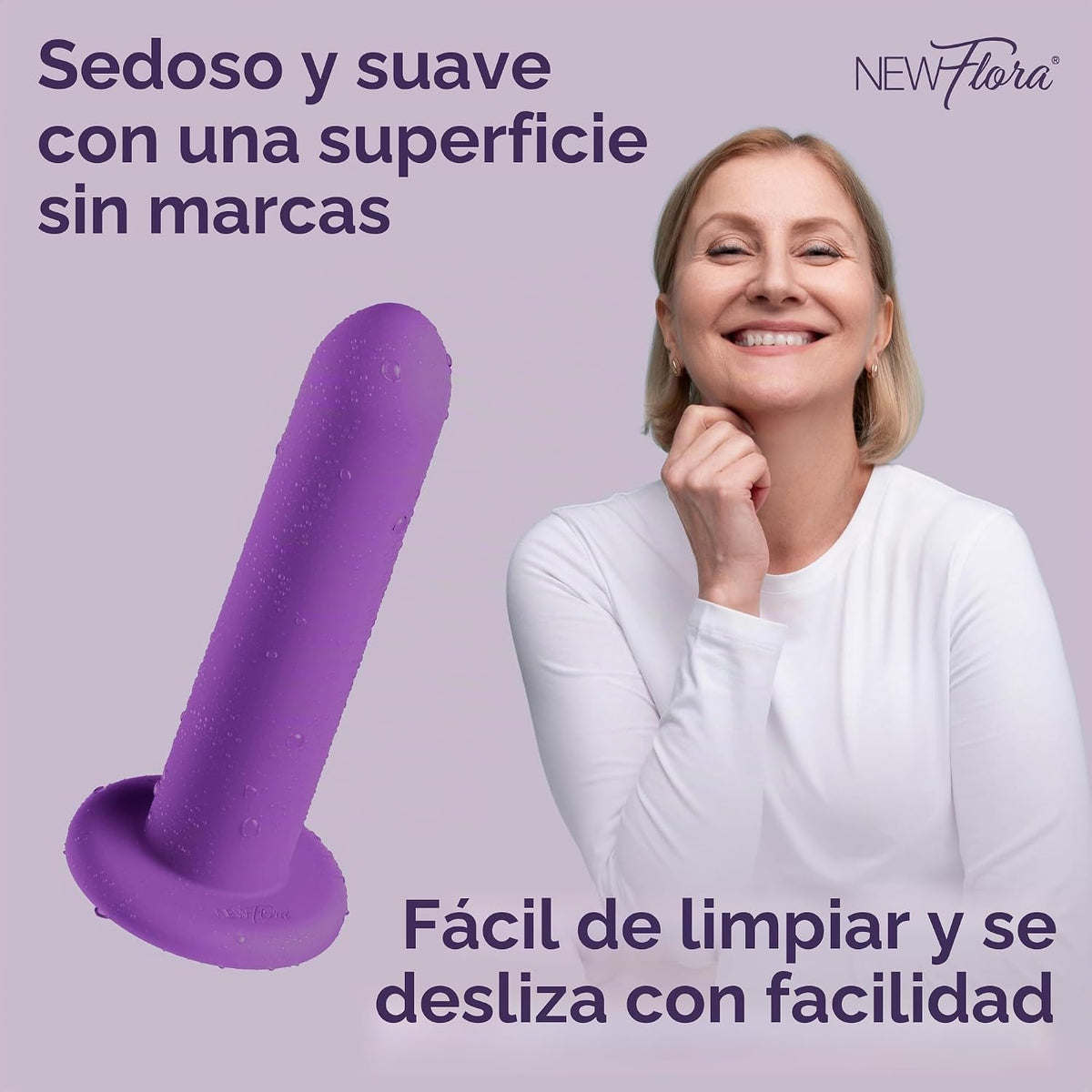 NewFlora Juego de 4 varitas de silicona grandes con succión manos l...