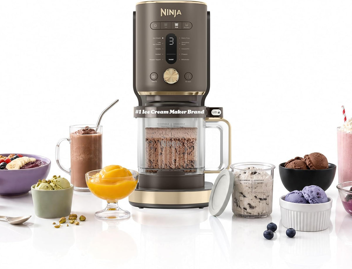 Ninja Creami XL NC601BR - Máquina de helados 11 en 1 con capacidad...