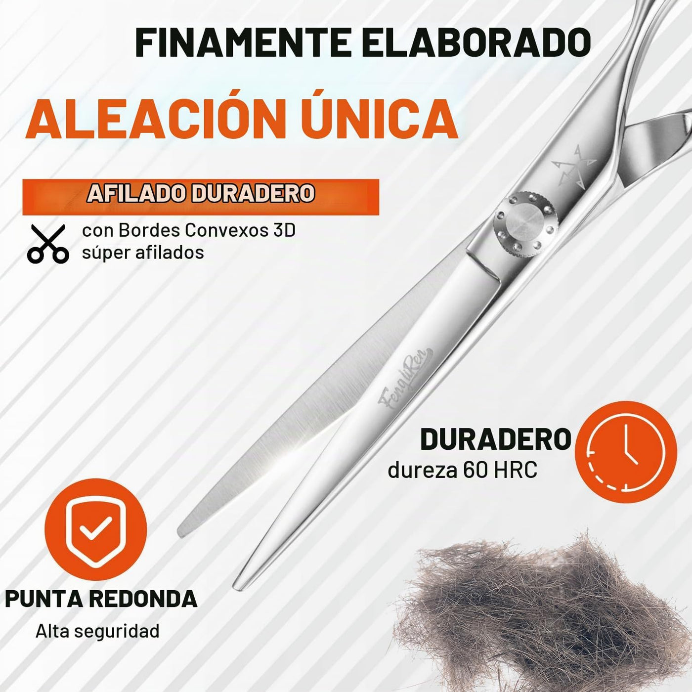 Tijeras de corte de pelo de peluquero extremadamente afiladas profe...