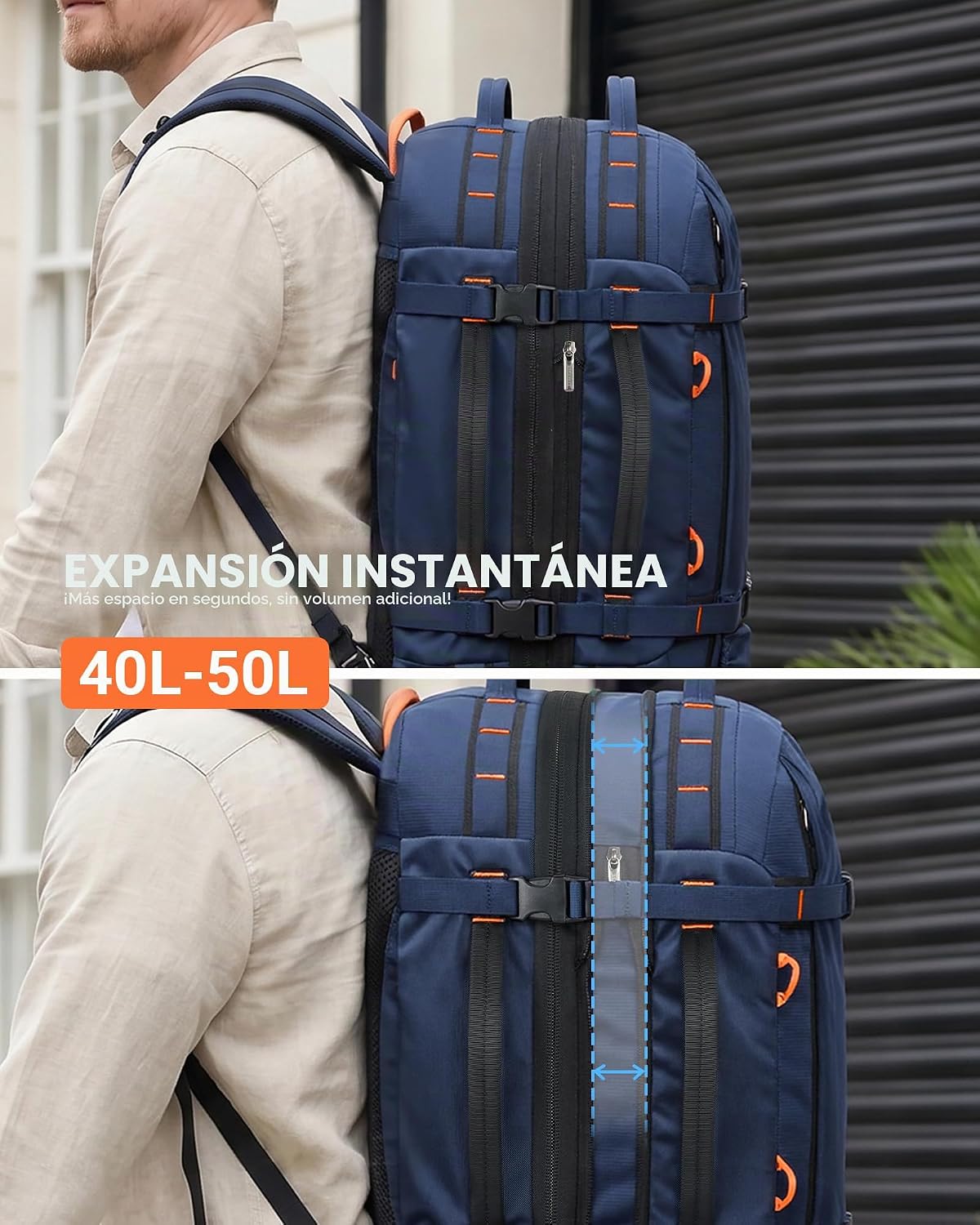 Tolaccea Mochila de Viaje para Laptop, Mochila de Mano para Hombres...