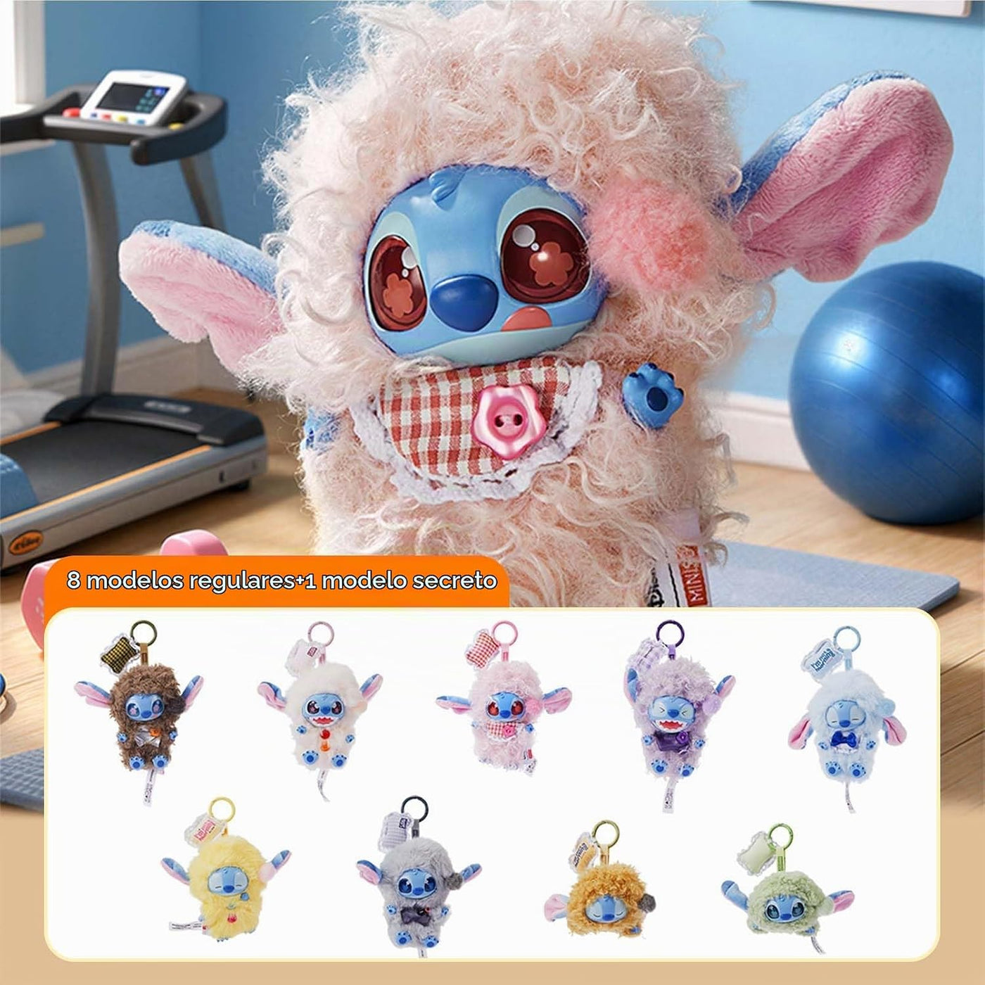MINISO Disney Stitch Five More Minutes Series - Llavero de caja cie...