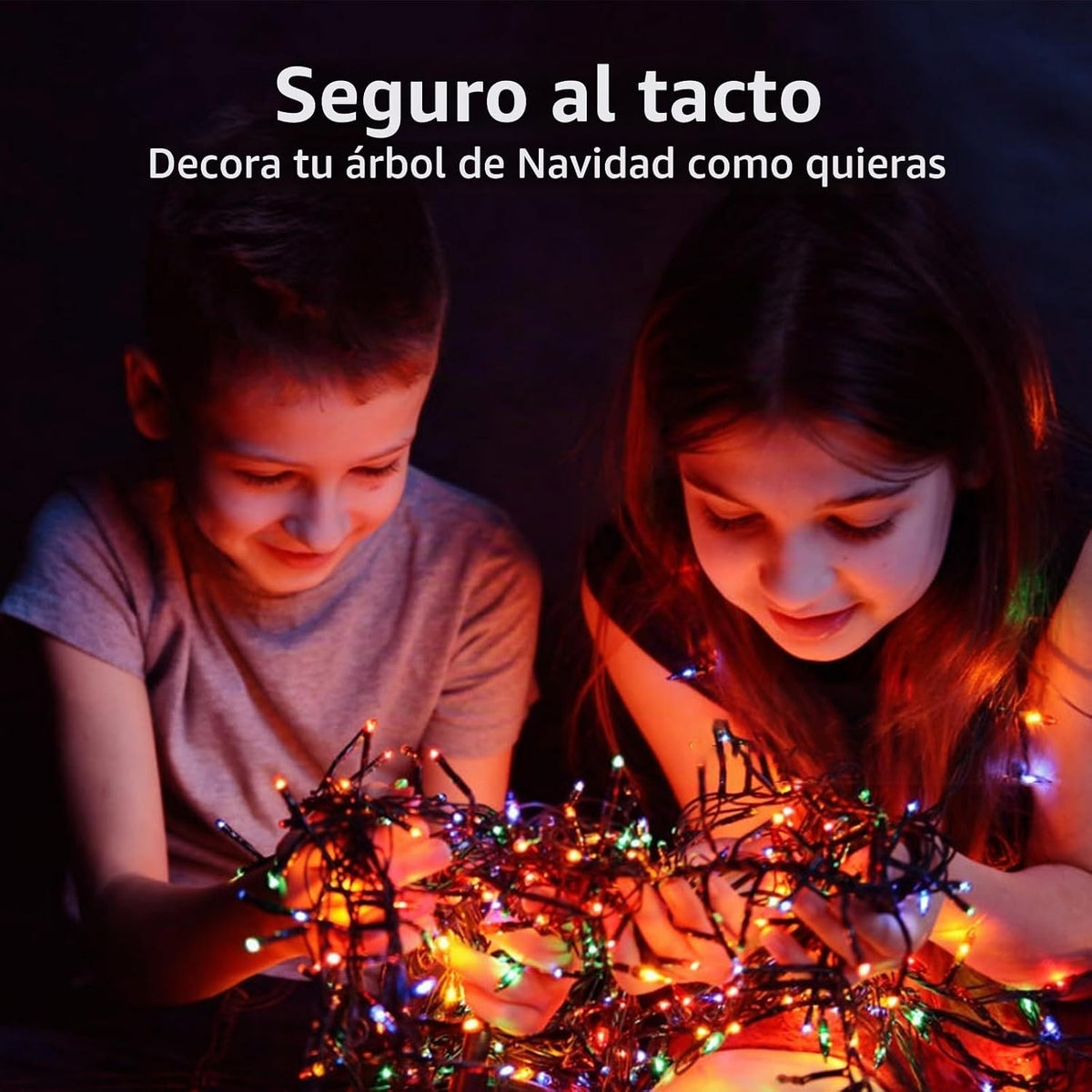 BHCLIGHT Luces navideñas en racimo de 1000 LED de 50 pies con contr...