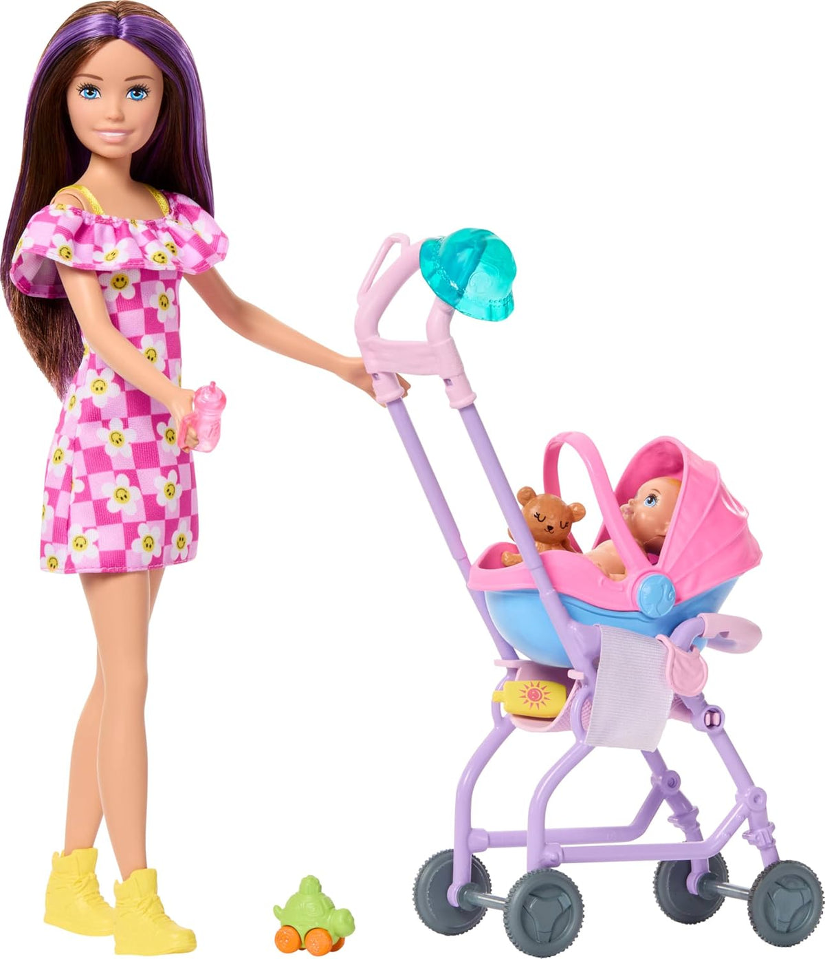 Barbie Skipper Babysitters Inc. Juego con muñeca morena | Muñeca de...