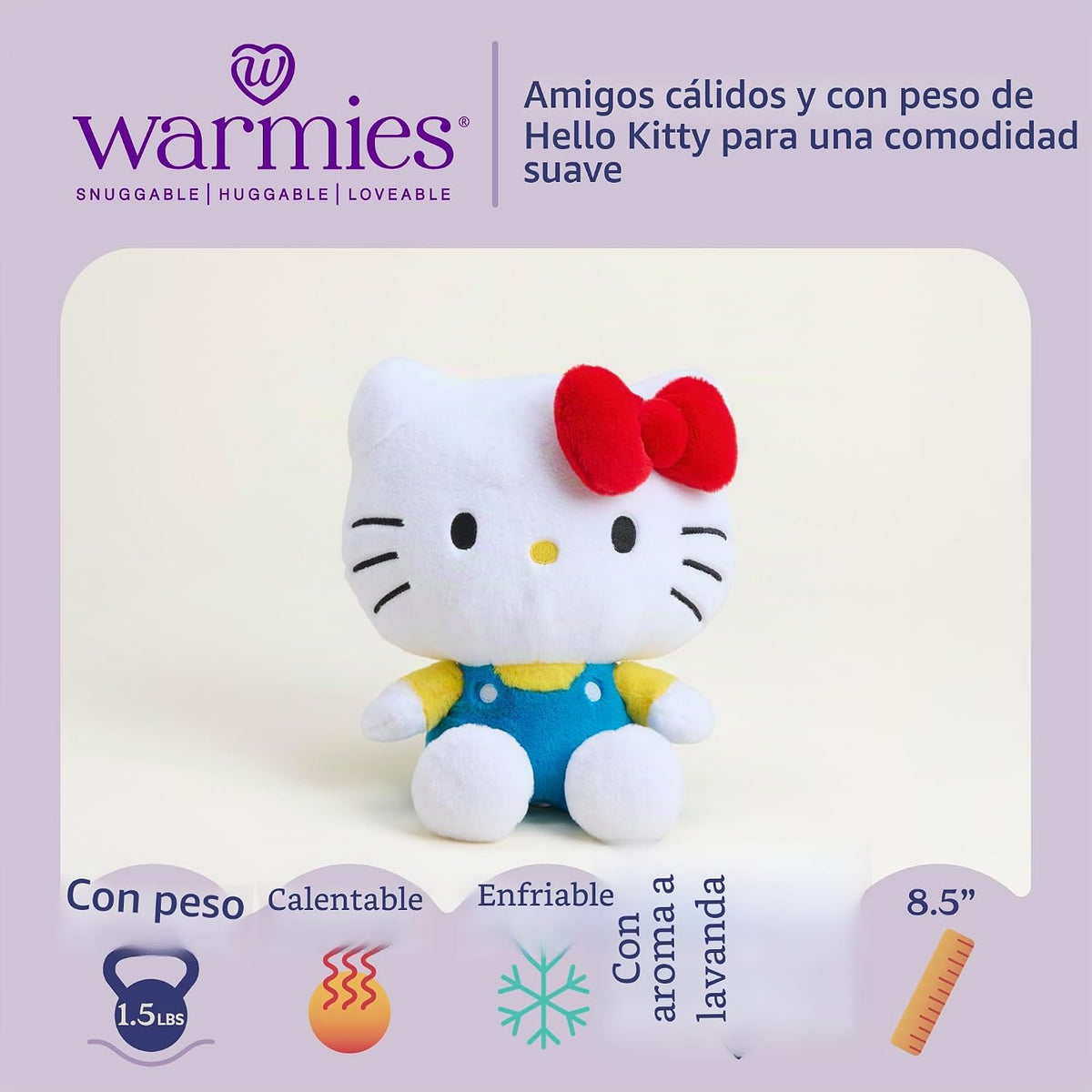 warmies x Hello Kitty - Animales de peluche con peso y aptos para m...