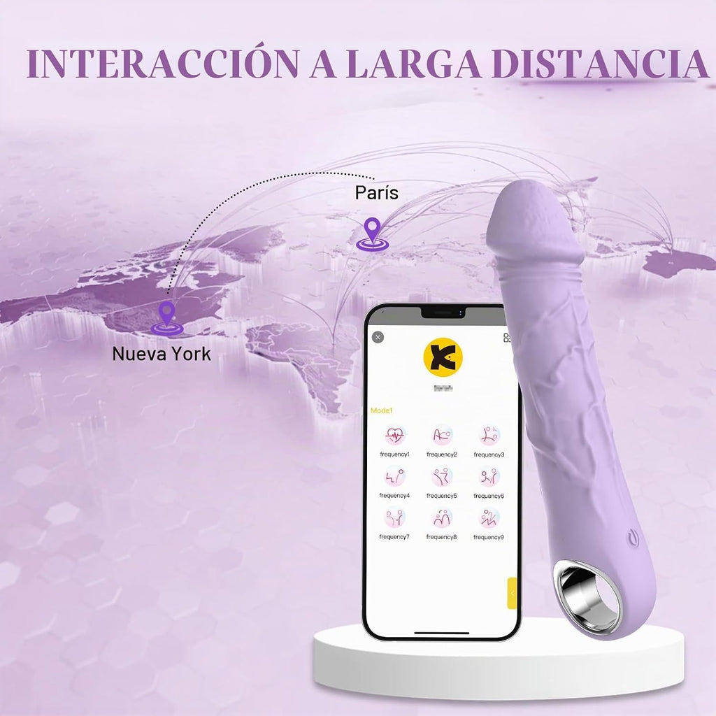 BGGOOD Adult Toys - Vibradores de control de aplicación, consolador...