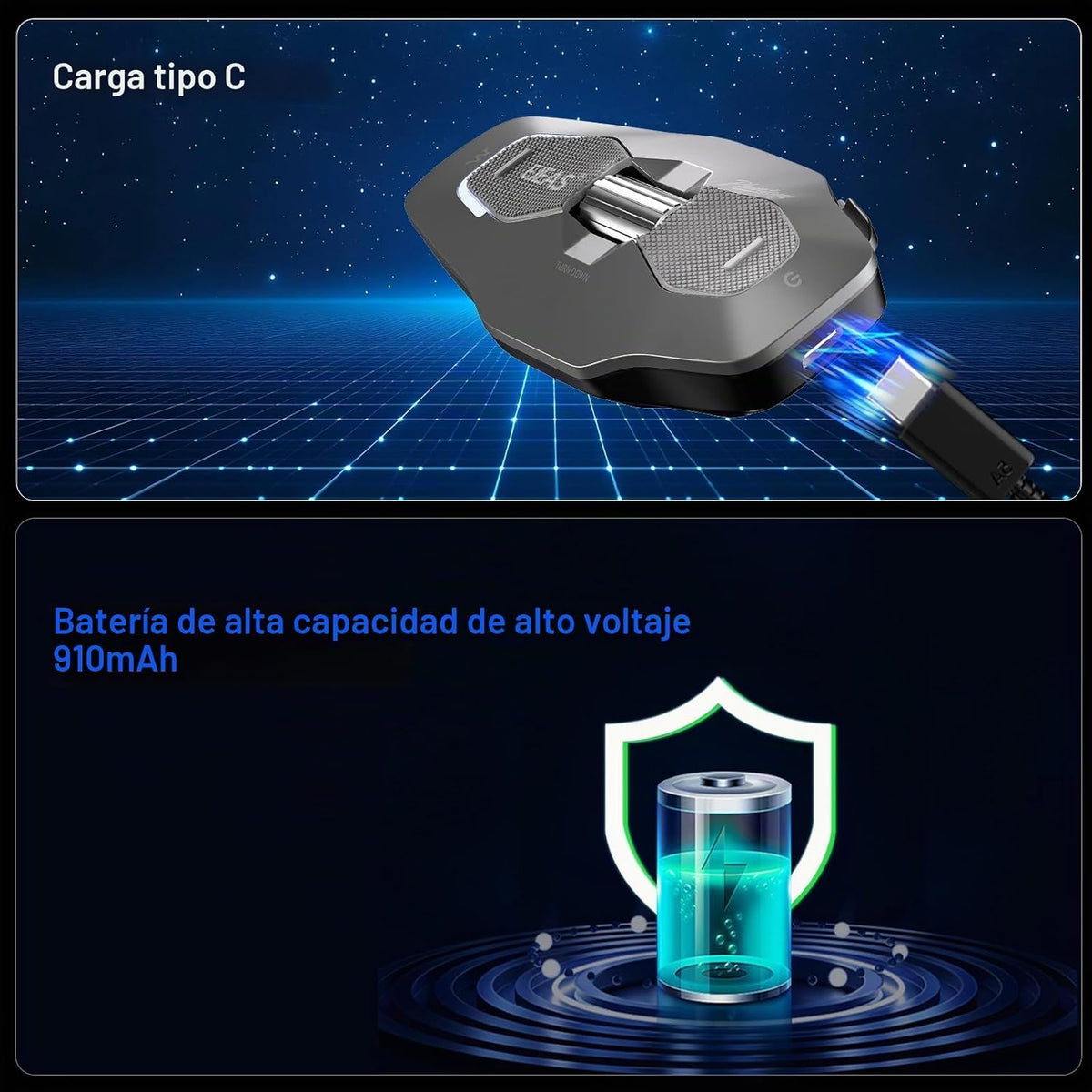 iSunergy X10 - Auriculares Bluetooth para casco de motocicleta, int...