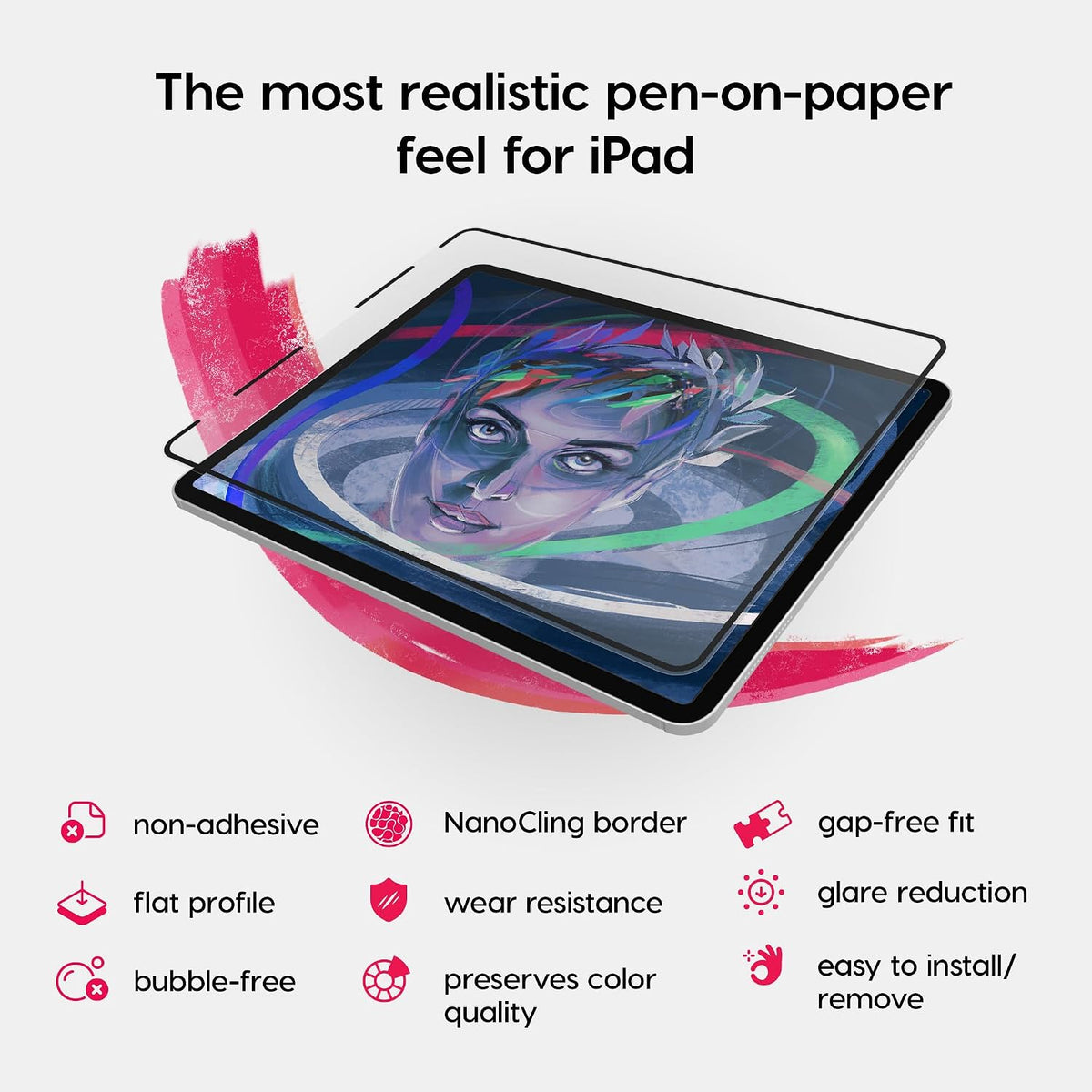 Astropad Rock Paper Pencil v3.0 - Protector de pantalla de papel pa...