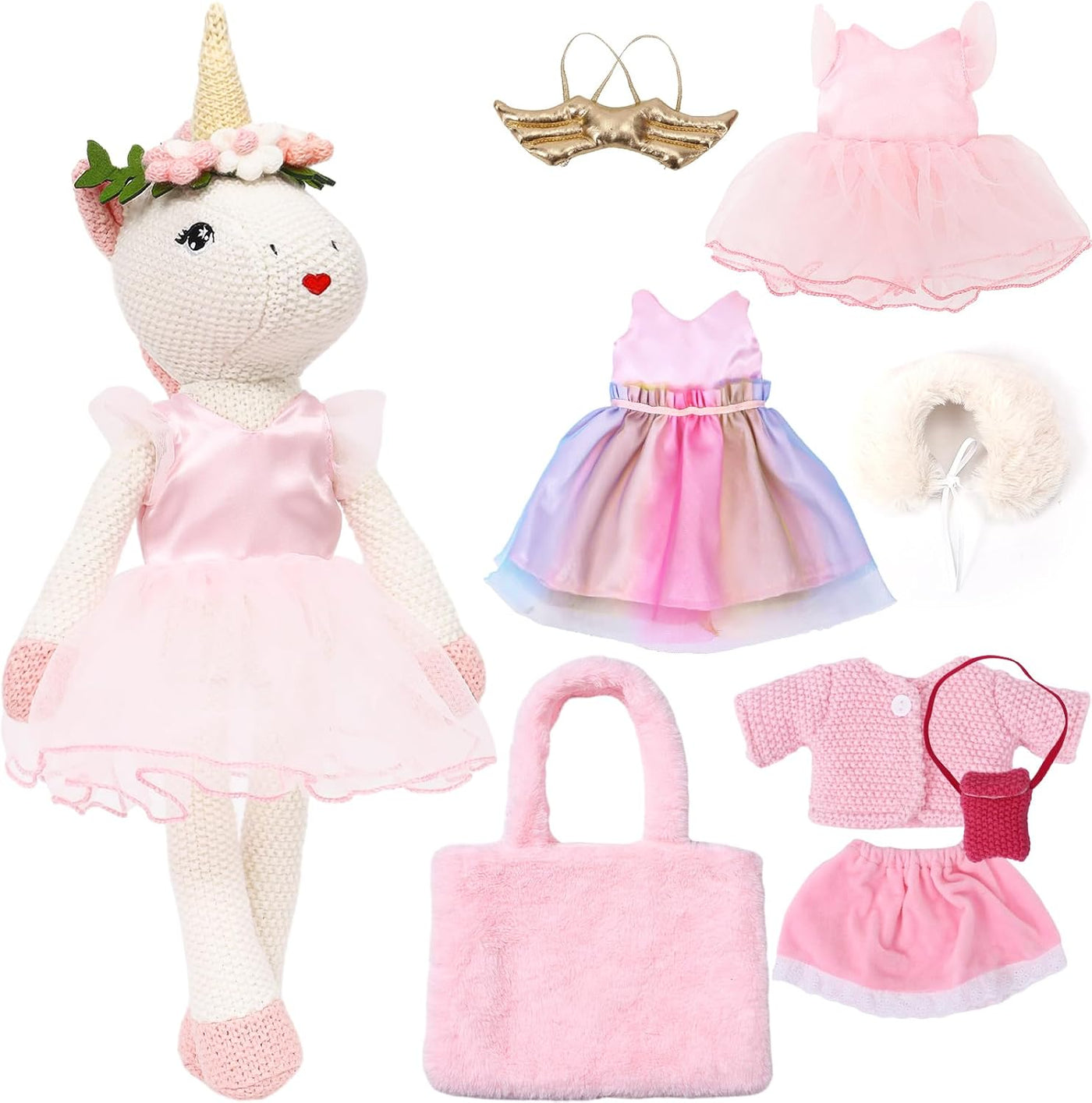 Juguetes de Animales de Peluche Muñeca de Unicornio para Niñas - Mu...