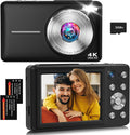 Cámara digital, 4K 64MP Autofocus Point and Shoot Cámara digital co...