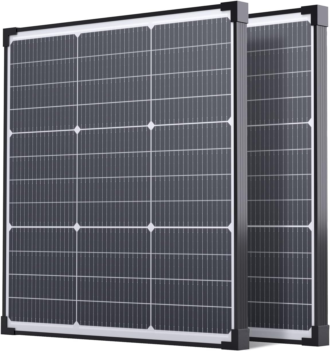 Callsun - 2 piezas de panel solar de 50 vatios 12V, panel solar de...