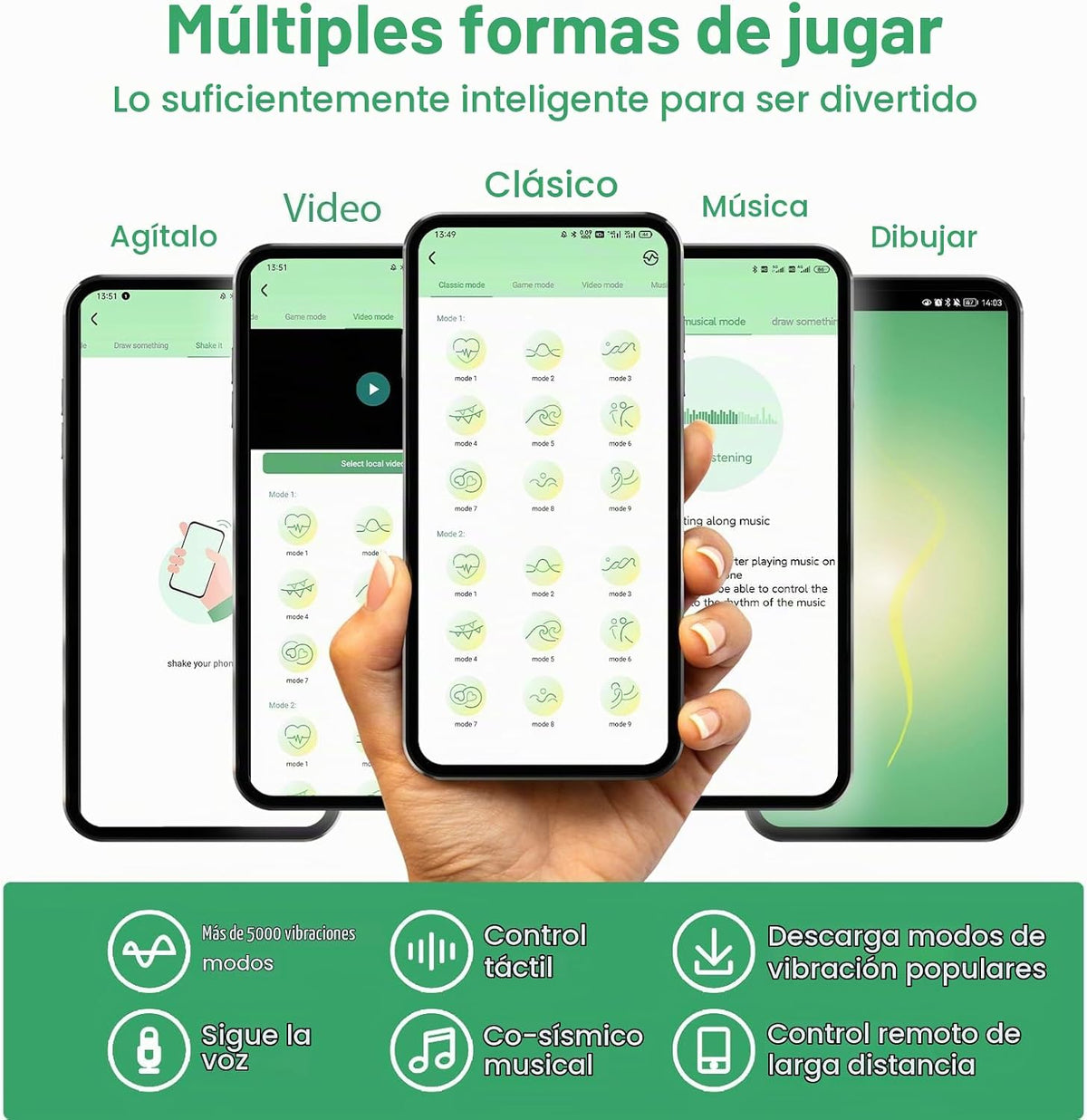 Vibrador de Bragas con Control Remoto por APP para Punto G \u2013 P...