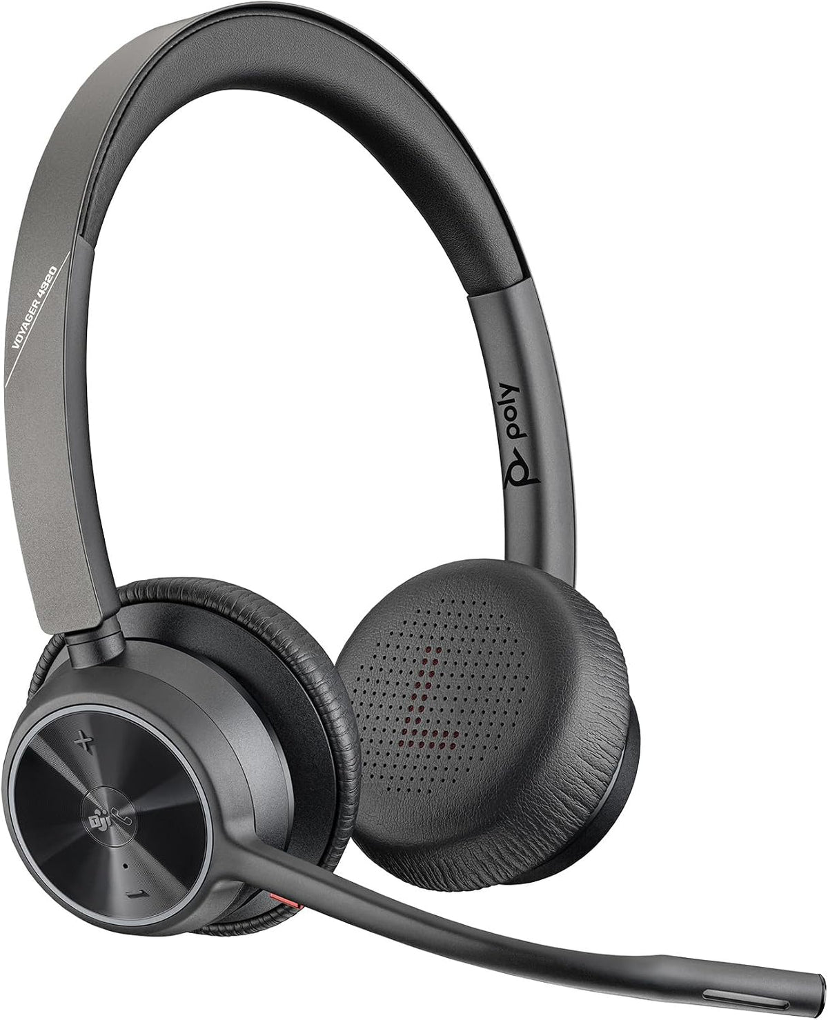Poly Voyager 4320 UC: Bluetooth, auriculares inalámbricos con micró...