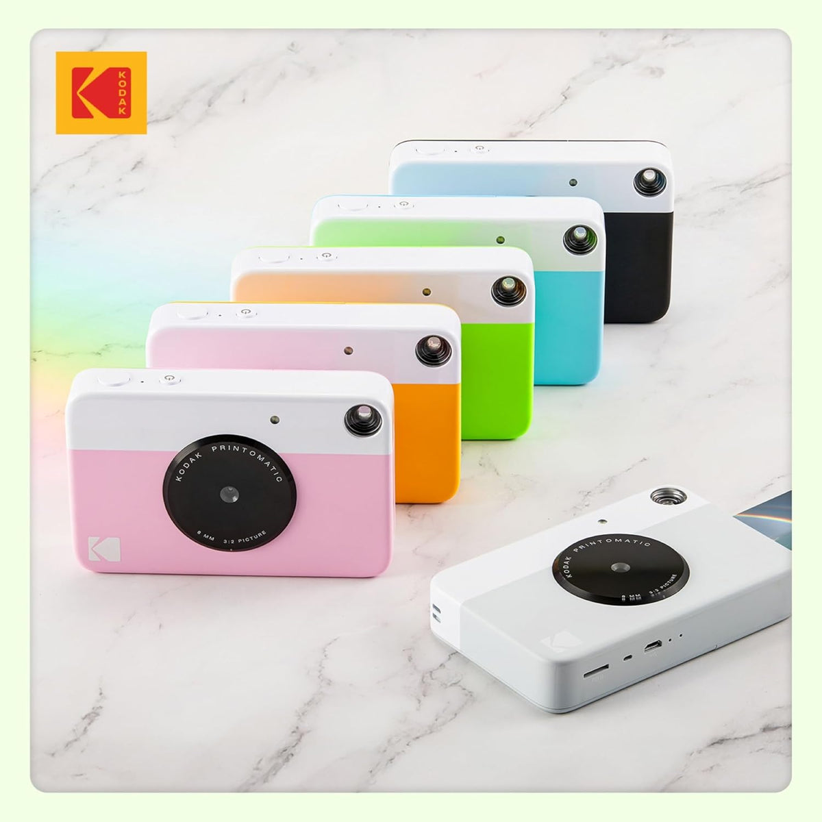 KODAK Printomatic - Paquete de inicio de cámara de impresión instan...