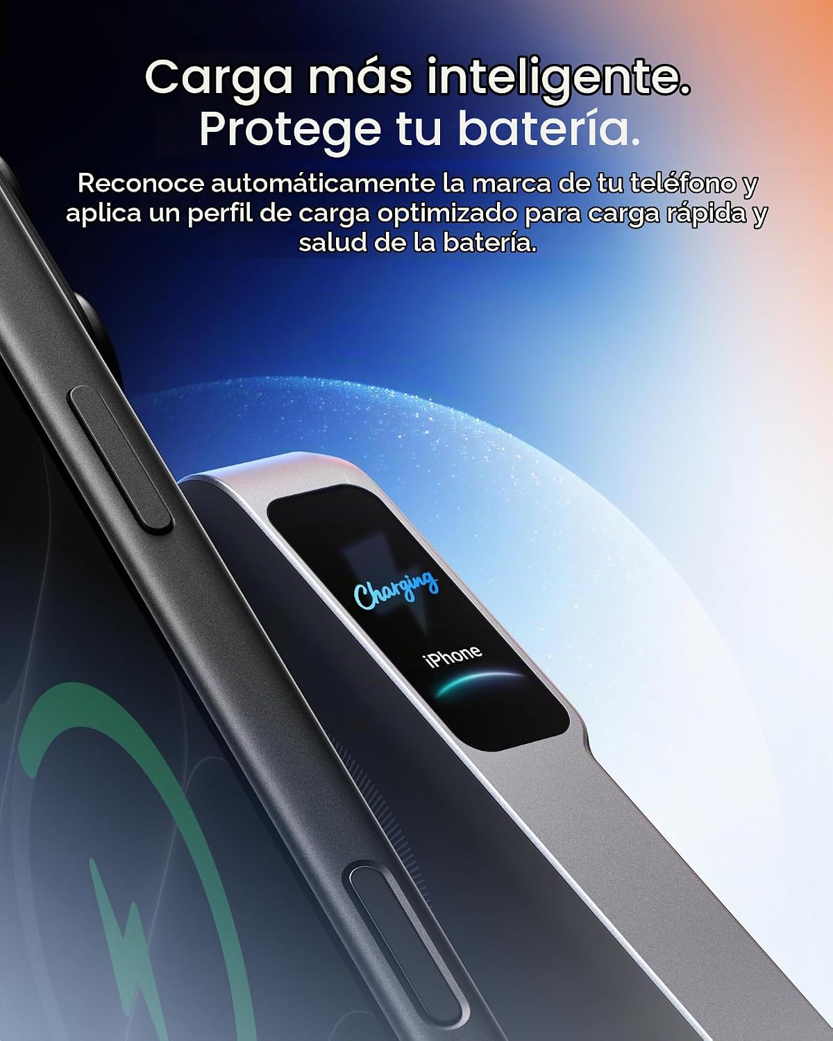 Anker MagGo 2 Pro Power Bank, cargador portátil Qi2.2 25W 10000mAh...