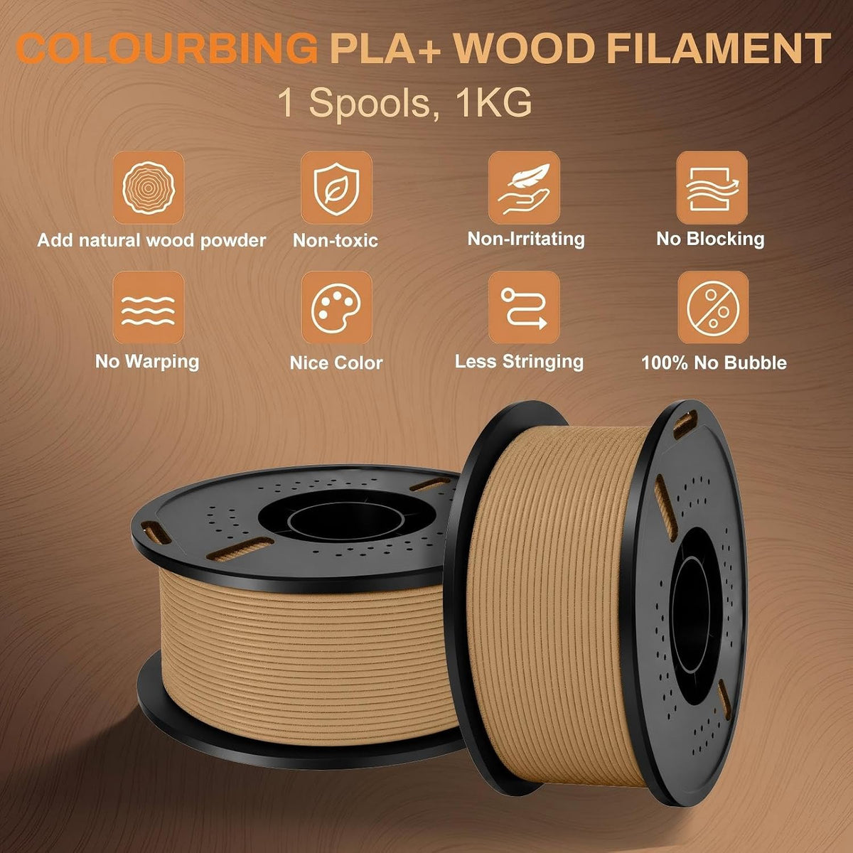 Colourbing - Filamento de impresión 3D PLA-SINGLE39