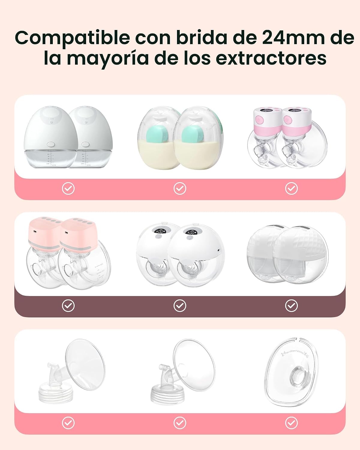 Nuliie Kit de repuesto de 8 piezas de repuesto de bridas de silicon...