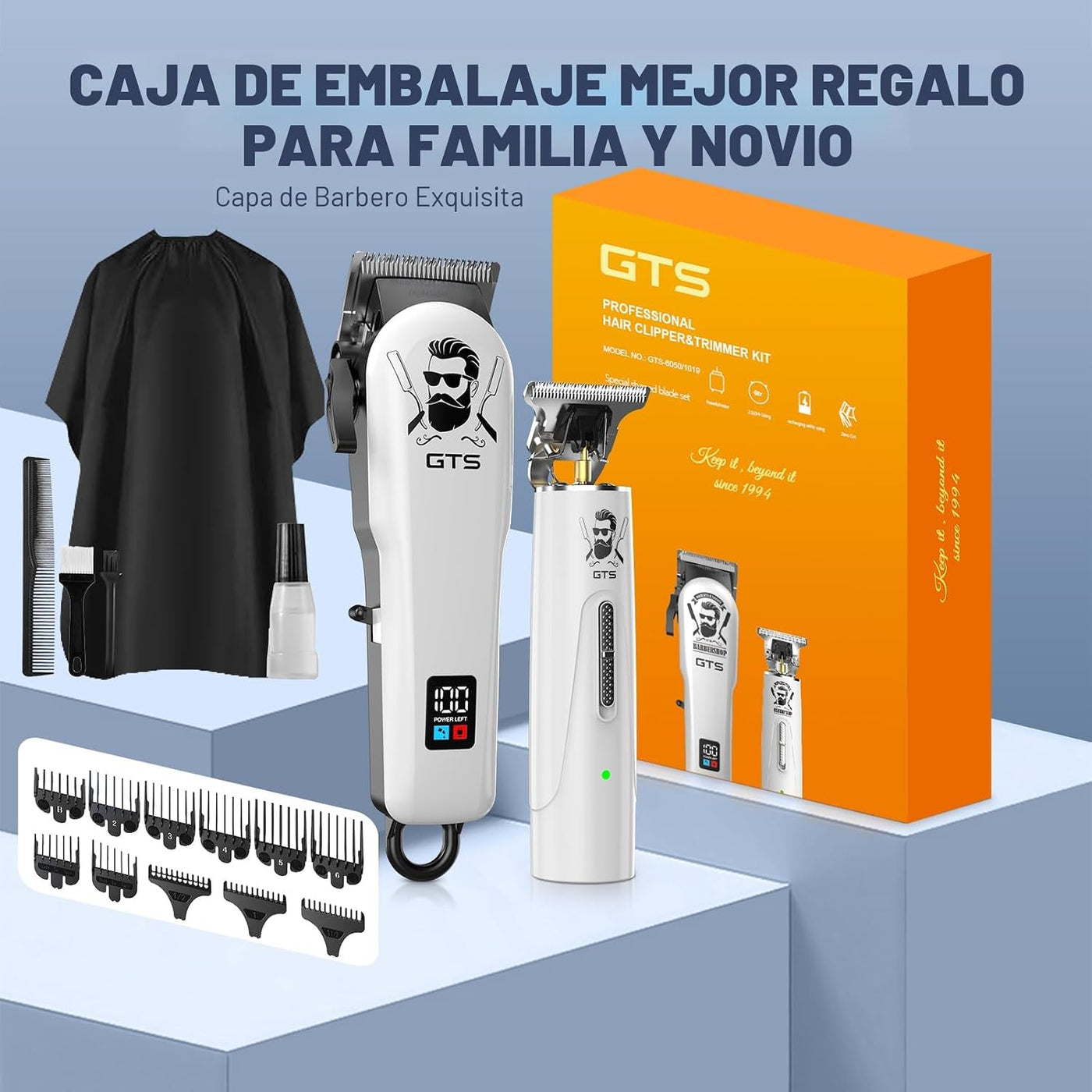 GTSPro Cortapelos para Hombres, Juego de Cortapelos y Recortadoras,...