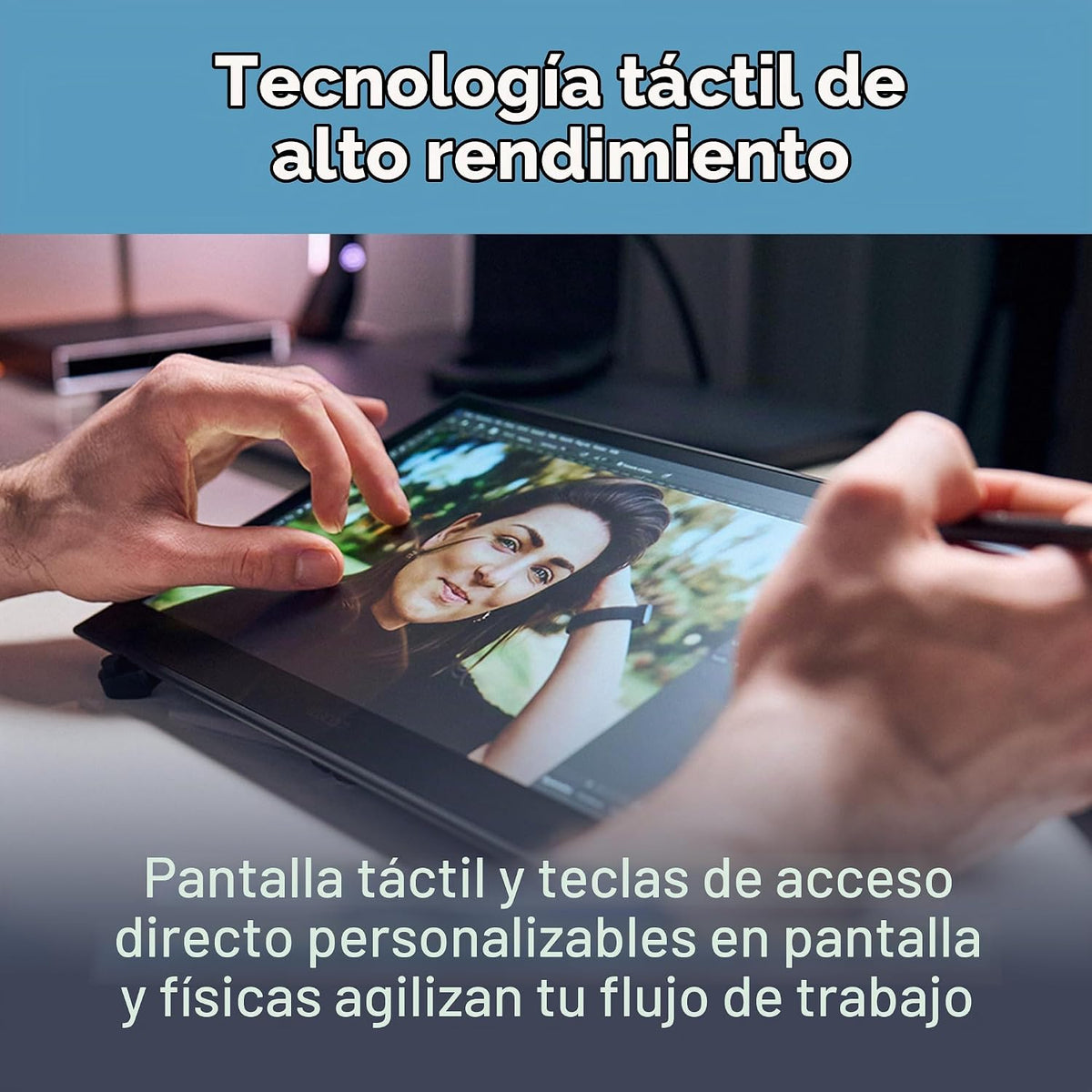Wacom Movink - Tableta de dibujo con pantalla, pantalla táctil OLED...