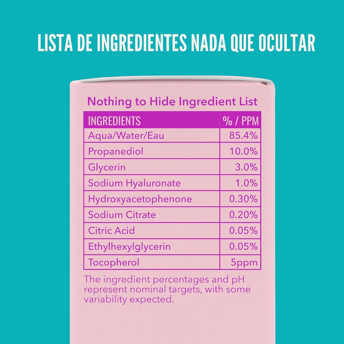 Good Molecules Suero de ácido hialurónico para rostro, suero hidrat...