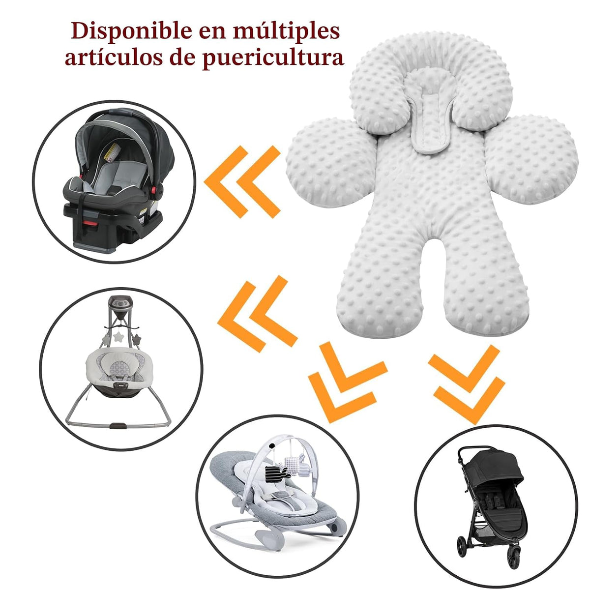 Pro Goleem Apoyo para Cabeza, Cuello y Cuerpo para Bebés, Inserto p...