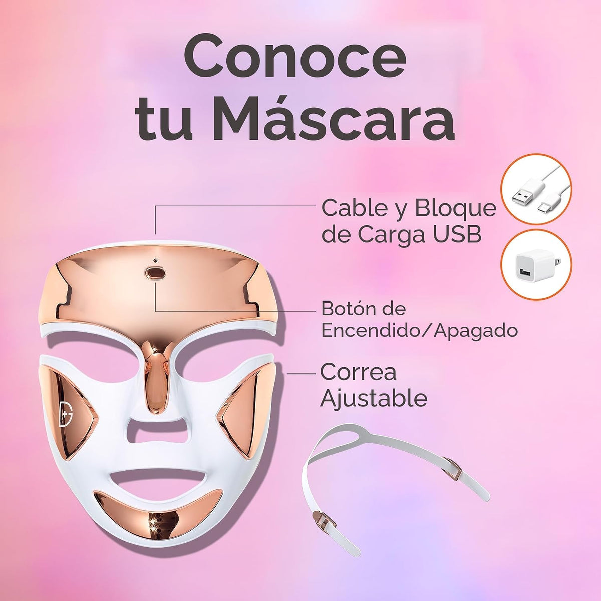 Dr. Dennis Gross DRx SpectraLite FaceWare Pro Dispositivo LED de 3...