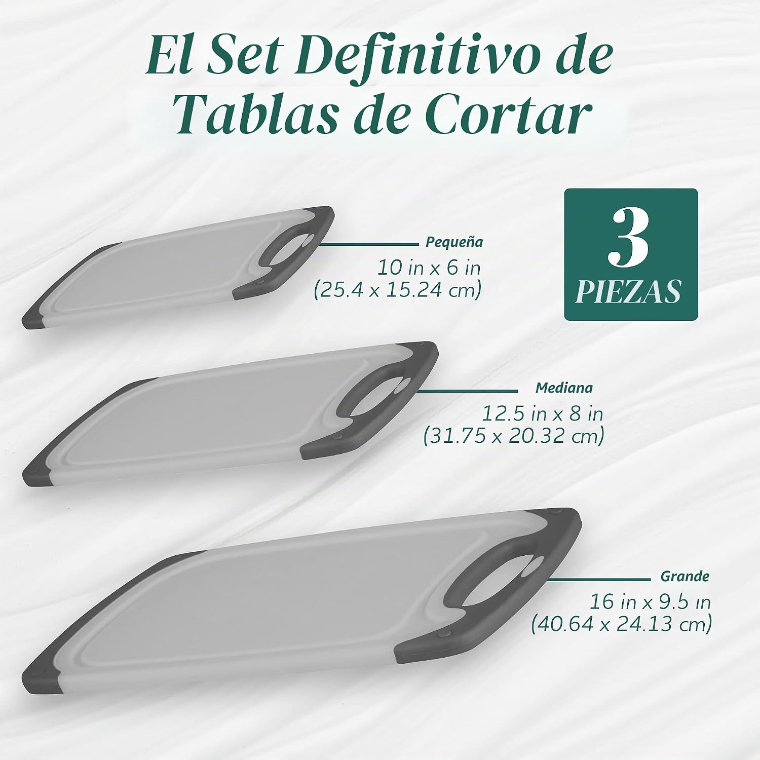 Tablas de cortar para cocina, tabla de cortar sin BPA, diferentes t...