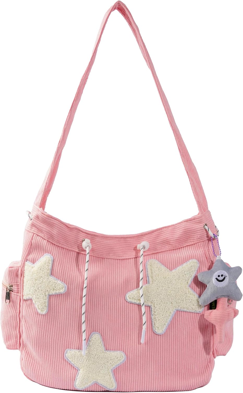 Bolso de mano con forma de estrella, diseño de mensajero estético, bolso de mano de gran capacidad, bolso de hombro casual cruzado