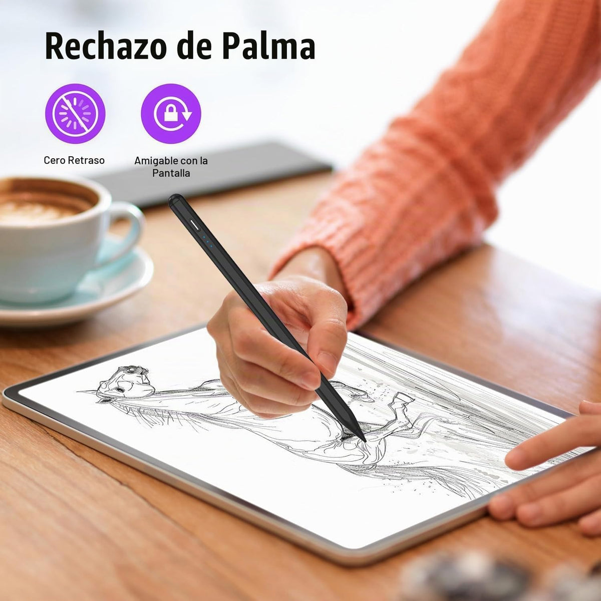 Lápiz óptico para iPad A16\/11ª generación (2018-2026), paquete de...