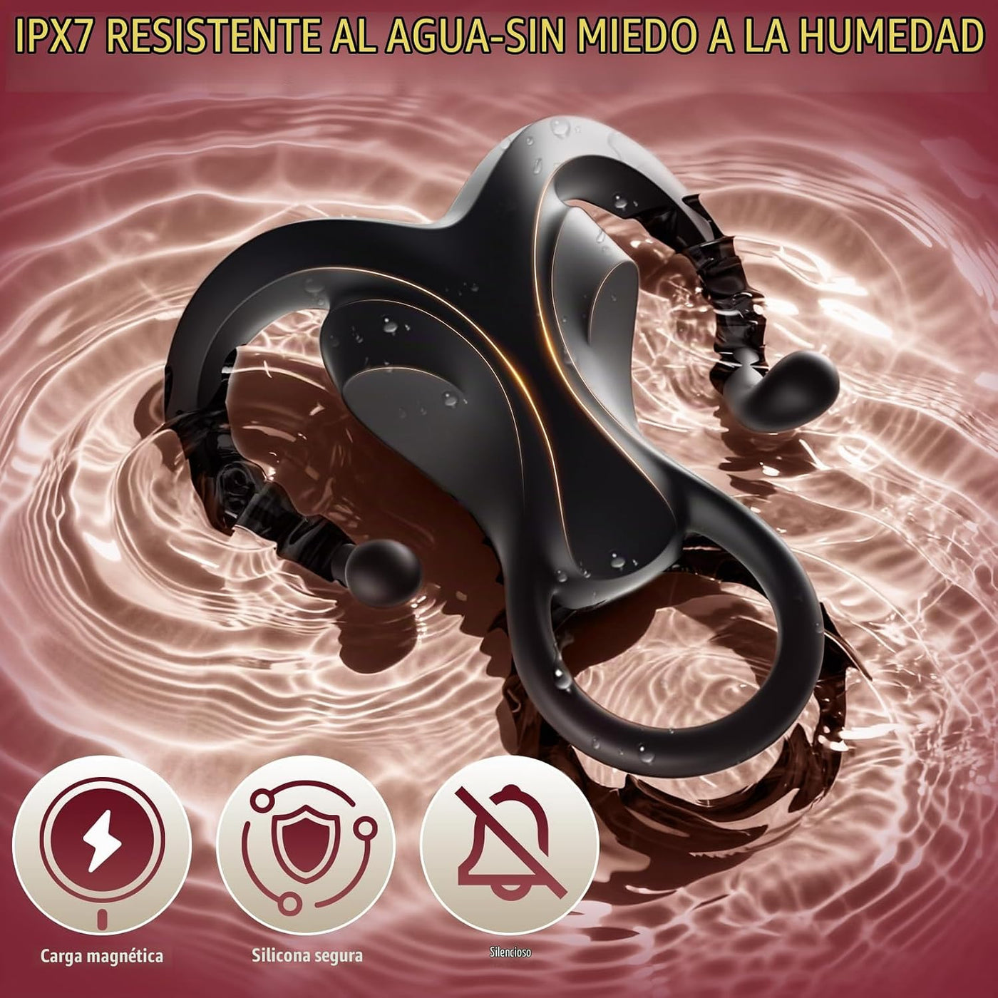 Anillo de pene de juguete sexual masculino \u2013 baiwatt Bull Shap...