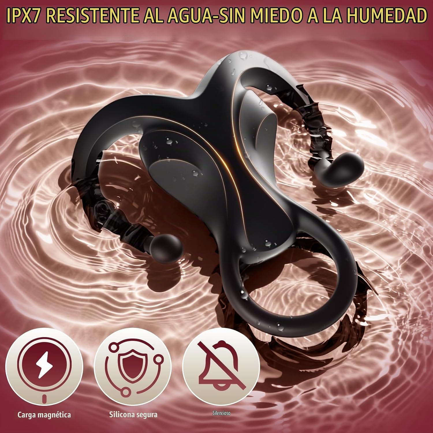 Anillo de pene de juguete sexual masculino \u2013 baiwatt Bull Shap...