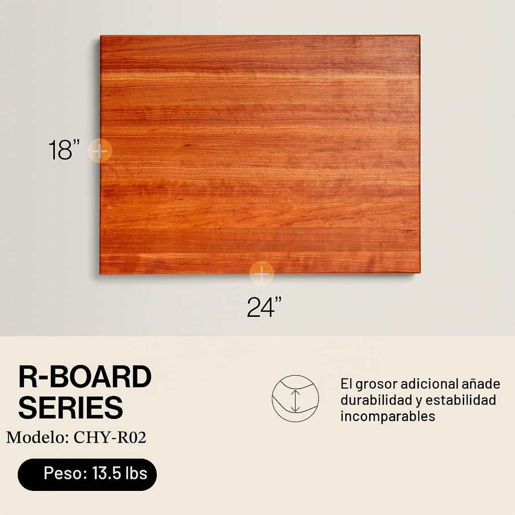 John Boos R-Board Series Tabla de cortar rectangular de madera de c...