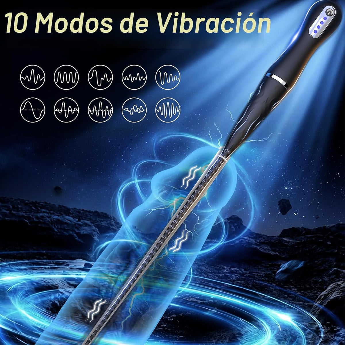 Ansunooxx - Varillas de sondeo de tentáculo de pulpo, vibrador de u...
