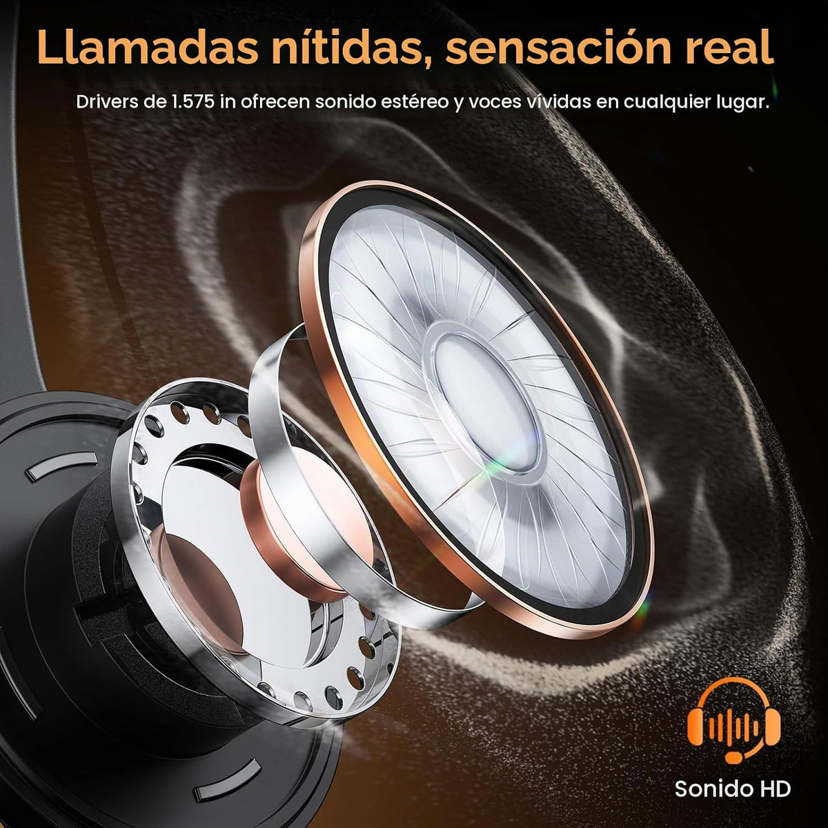 Necode Auriculares USB con micrófono para PC, auriculares con cable...