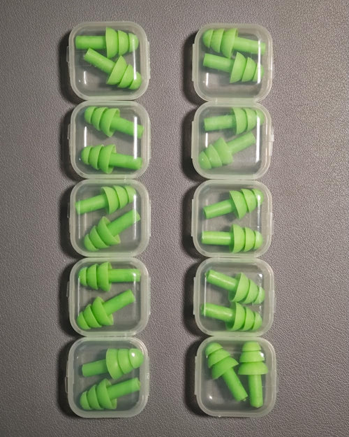 10 pares de tapones para los oídos con cancelación de ruido, silico...