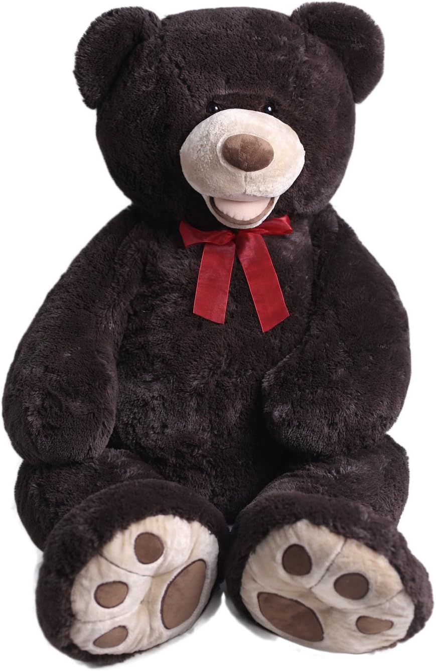 HollyHOME Oso de peluche gigante de 5 pies con pata bordada, regalo...