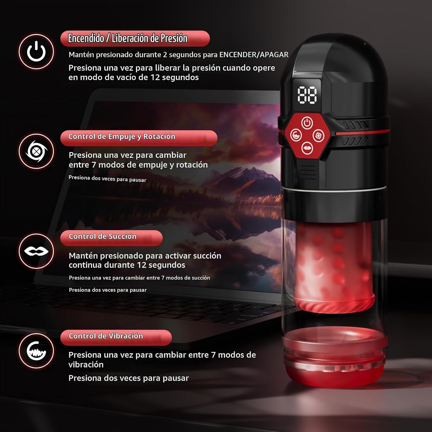 Mrgras AI Sync - Juguetes sexuales para hombres, masturbador mascul...