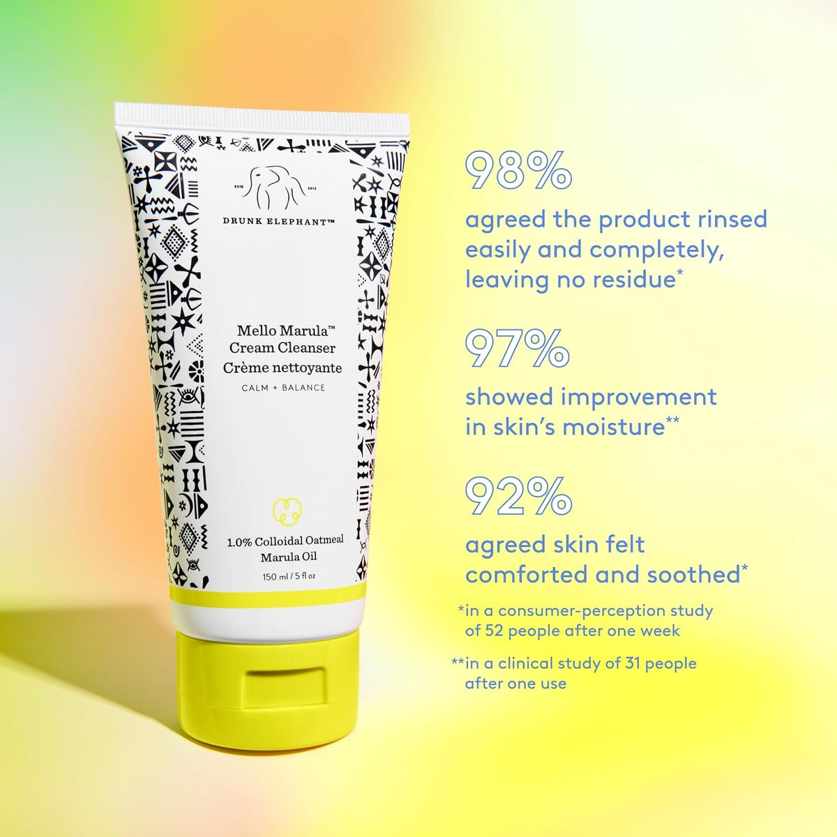 Drunk Elephant Mello Marula Cream Cleanser - Lavado facial calmante...