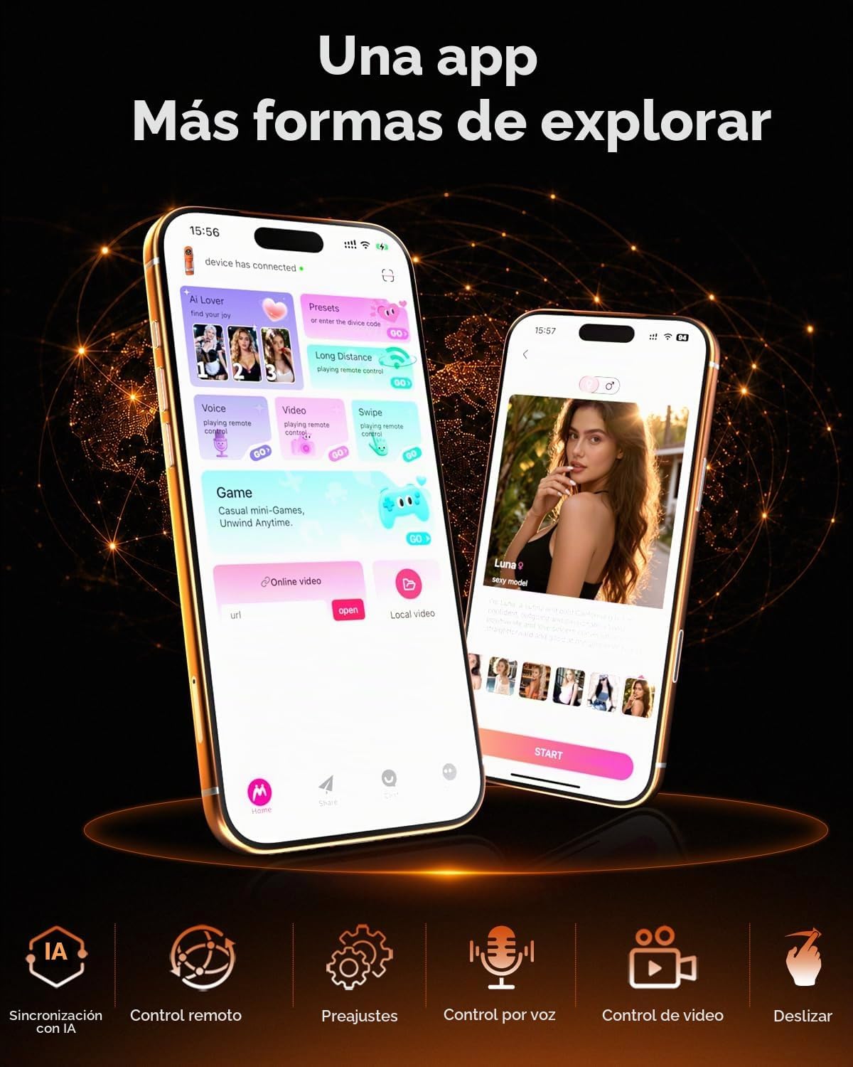 Masturbador masculino Bomba de pene AI Sync Pocket Coño Juguetes se...
