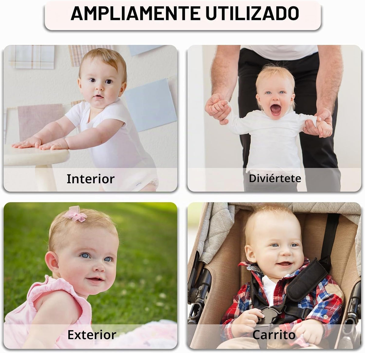 Protector de cabeza de bebé, casco infantil, sin golpes, cojín de s...