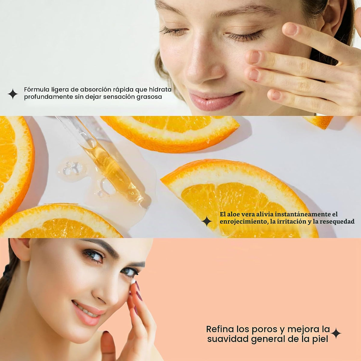 Suero facial iluminador coreano con vitamina C, antienvejecimiento,...