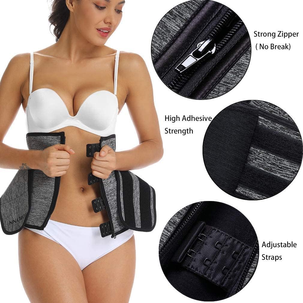 HOPLYNN Corsé de Neopreno para Entrenamiento de Cintura con Sudorac...