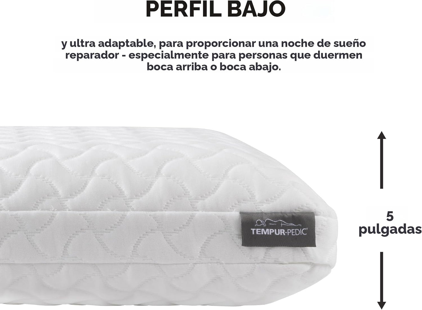 TEMPUR-Pedic TEMPUR-Cloud - Almohada estándar, paquete de 2, estánd...