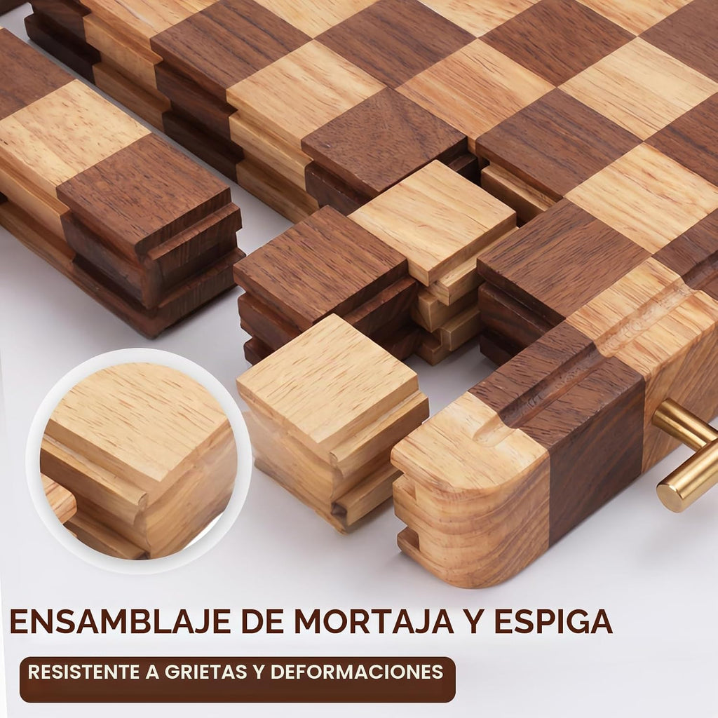 MERPTSK Tabla de cortar a cuadros para cocina, bloque de carnicero...